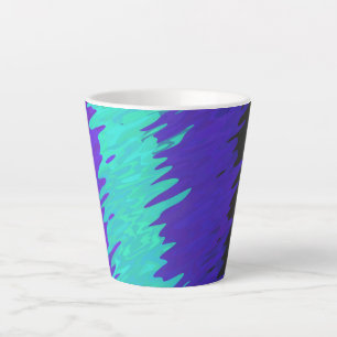 Trippy Squiggly Abstract Alexigender Stolzflagge Milchtasse