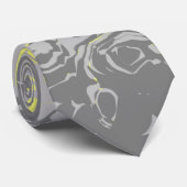 Trippy Squiggly Abstrakte Demigender-Stolzflagge Krawatte (Gerollt)