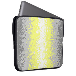 Trippy Squiggly Abstrakte Demigender-Stolzflagge Laptopschutzhülle