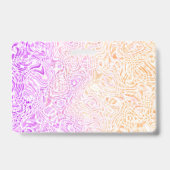 Trippy Squiggly Boho Abstrakt Trixic Prix Flag Ausweis (Rückseite)