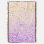 Trippy Squiggly Boho Abstrakt Trixic Prix Flag Decke (Vorderseite Vertikal)