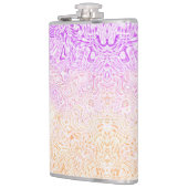 Trippy Squiggly Boho Abstrakt Trixic Prix Flag Flachmann (Links)
