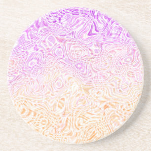 Trippy Squiggly Boho Abstrakt Trixic Prix Flag Getränkeuntersetzer