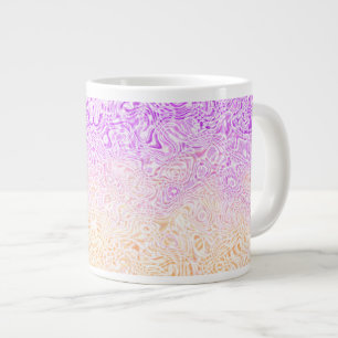 Trippy Squiggly Boho Abstrakt Trixic Prix Flag Jumbo-Tasse