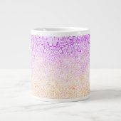 Trippy Squiggly Boho Abstrakt Trixic Prix Flag Jumbo-Tasse (Vorderseite)