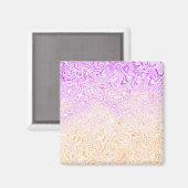 Trippy Squiggly Boho Abstrakt Trixic Prix Flag Magnet (Vorderseite/Rückseite)