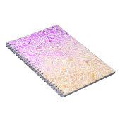 Trippy Squiggly Boho Abstrakt Trixic Prix Flag Notizblock (Rechte Seite)