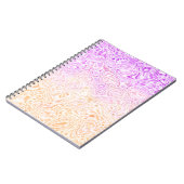 Trippy Squiggly Boho Abstrakt Trixic Prix Flag Notizblock (Linke Seite)