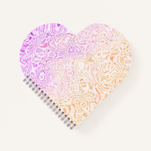 Trippy Squiggly Boho Abstrakt Trixic Prix Flag Notizblock (Vorderseite)