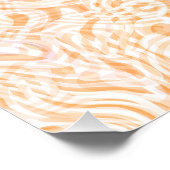 Trippy Squiggly Boho Abstrakt Trixic Prix Flag Poster (Ecke)