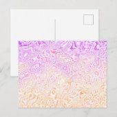 Trippy Squiggly Boho Abstrakt Trixic Prix Flag Postkarte (Vorne/Hinten)