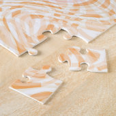Trippy Squiggly Boho Abstrakt Trixic Prix Flag Puzzle (Seite)
