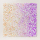 Trippy Squiggly Boho Abstrakt Trixic Prix Flag Puzzle (Horizontal)