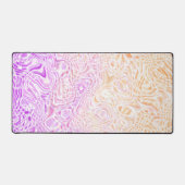 Trippy Squiggly Boho Abstrakt Trixic Prix Flag Schreibtischunterlage (Vorderseite)