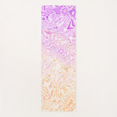 Trippy Squiggly Boho Abstrakt Trixic Prix Flag Yogamatte (Vorderseite)