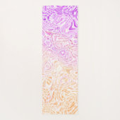 Trippy Squiggly Boho Abstrakt Trixic Prix Flag Yogamatte (Rückseite)