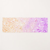 Trippy Squiggly Boho Abstrakt Trixic Prix Flag Yogamatte (Vorderseite (Horizontal))