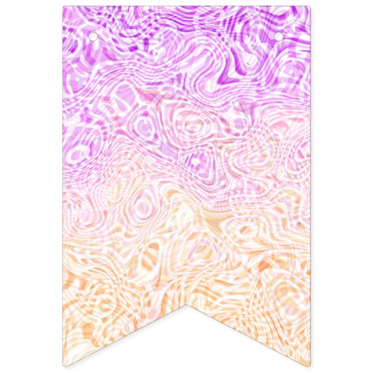Trippy Squiggly Boho Abstrakte Trixic Pride Flagge (Erste Fahne)
