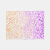 Trippy Squiggly Boho Abstrakte Trixic Pride Flagge Fleecedecke (Vorderseite (Horizontal))