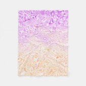 Trippy Squiggly Boho Abstrakte Trixic Pride Flagge Fleecedecke (Vorderseite)