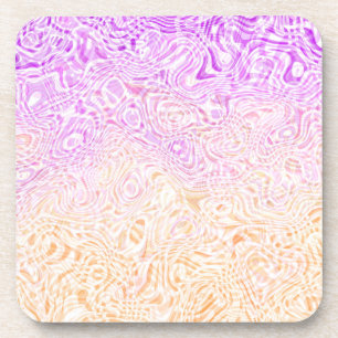 Trippy Squiggly Boho Abstrakte Trixic Pride Flagge Getränkeuntersetzer