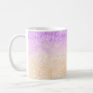 Trippy Squiggly Boho Abstrakte Trixic Pride Flagge Kaffeetasse