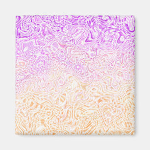 Trippy Squiggly Boho Abstrakte Trixic Pride Flagge Magnet