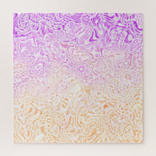 Trippy Squiggly Boho Abstrakte Trixic Pride Flagge Puzzle