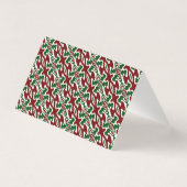 Trippy Squiggly Retro Mod Weihnachts Streifen Must (Rückseite)