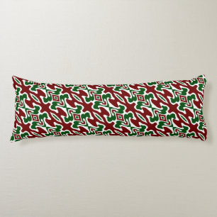 Trippy Squiggly Retro Mod Weihnachts Streifen Must Seitenschläferkissen