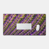 Trippy Squiggly Ripply Bohemisches Funky Fraktal A Schreibtischunterlage (Tastatur & Maus)