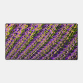 Trippy Squiggly Ripply Bohemisches Funky Fraktal A Schreibtischunterlage (Vorderseite)