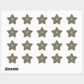 TRIPPY STAR STICKER (Blatt)