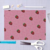 Trippy Strawberry Tissue Paper Seidenpapier (Handwerk)