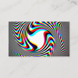 Trippy Strudel-Emblem-Visitenkarte Visitenkarte