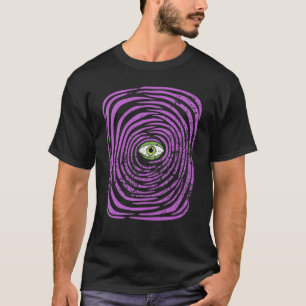 Trippy Style Mesmerizing Monster Eye Graphic T-Shirt