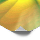Trippy Sunflower Poster (Ecke)