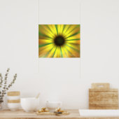 Trippy Sunflower Poster (Küche)