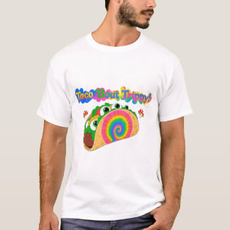 Trippy Taco Tie Dye T-Shirt – Funny Colorful Food 