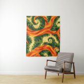 Trippy Tapestry - Psychedelic Nature Wall Art Wandteppich (Beispiel)