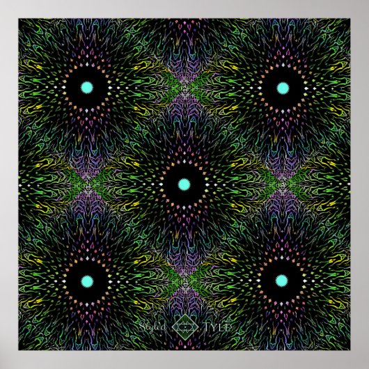 Trippy Tapete Poster (Vorne)