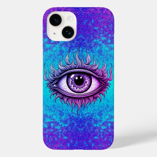 Trippy Third Eye iPhone Case (Rückseite)