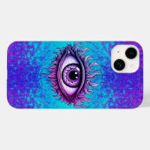 Trippy Third Eye iPhone Case (Rückseite (Horizontal))