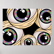 Trippy Third Eye Poster