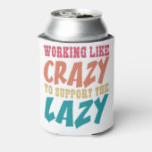 Trippy-Trippy-Klein-Hippy-lustig-Retro-Peak Dosenkühler (Kanne Rückseite)