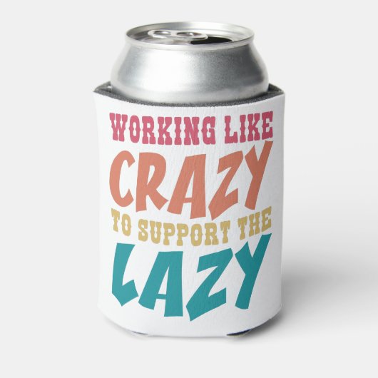 Trippy-Trippy-Klein-Hippy-lustig-Retro-Peak Dosenkühler (Kanne Rückseite)