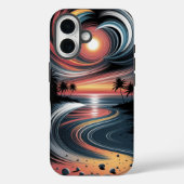 Trippy Tropical Vibes Case-Mate iPhone Hülle (Rückseite)