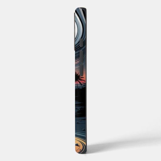 Trippy Tropical Vibes Case-Mate iPhone Hülle (Rückseite / Links)