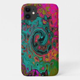Trippy-Türkis-Abstrakt Retro-Liquid-Swirl Case-Mate iPhone Hülle