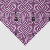 Trippy Ukulele Print Tissue Paper Lila Seidenpapier (Ausschnitt)